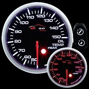 Датчик DEPO 60мм oil temp температура масла с варнингами и пиками