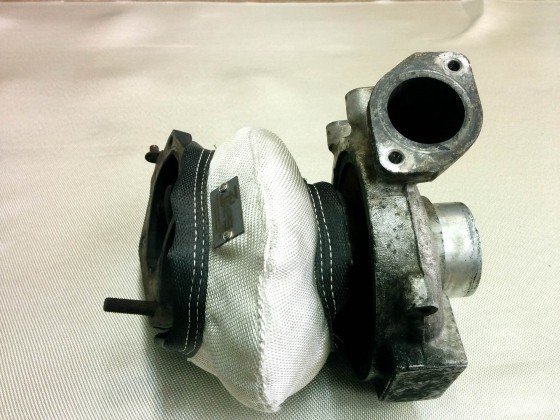 Термошуба для турбины с вестгейтом золотая 3градуса