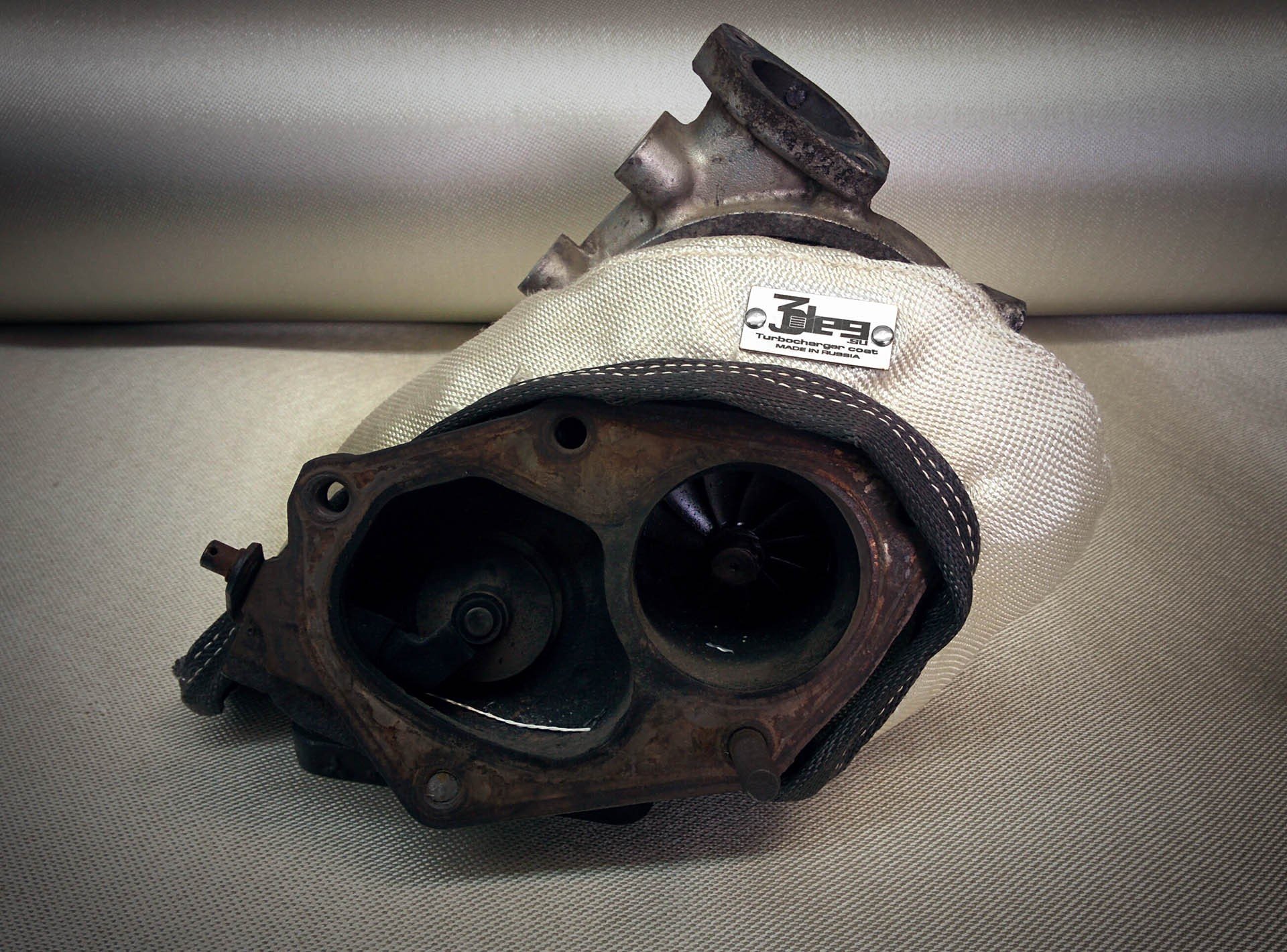 Термошуба для турбины с вестгейтом золотая 3градуса