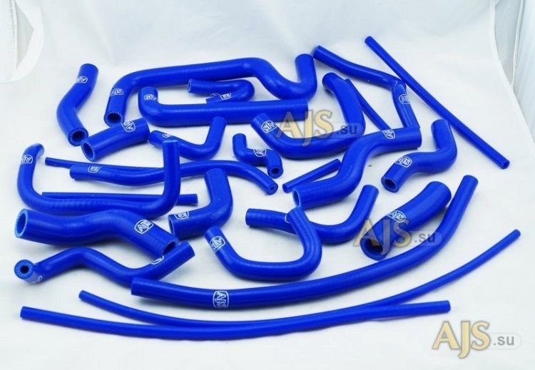 Патрубки системы охлаждения Toyota JZX90 синие