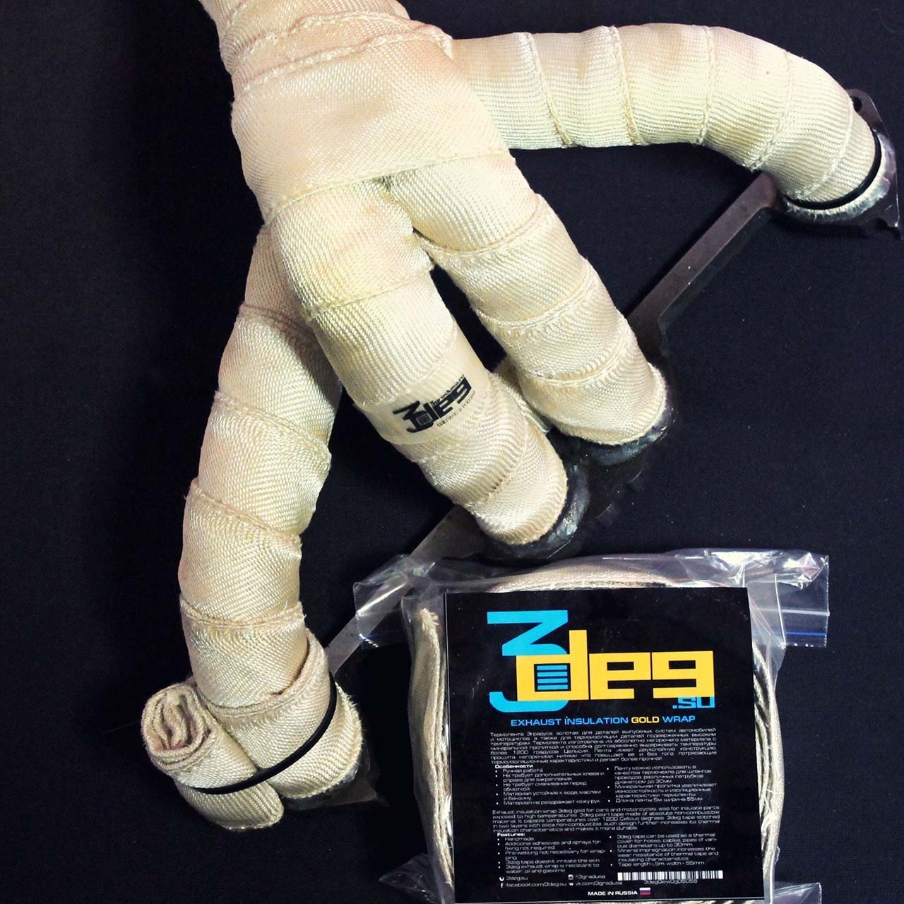 Термолента 3deg золотая 55мм