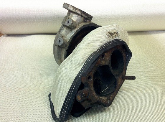 Термошуба для турбины с вестгейтом золотая 3градуса