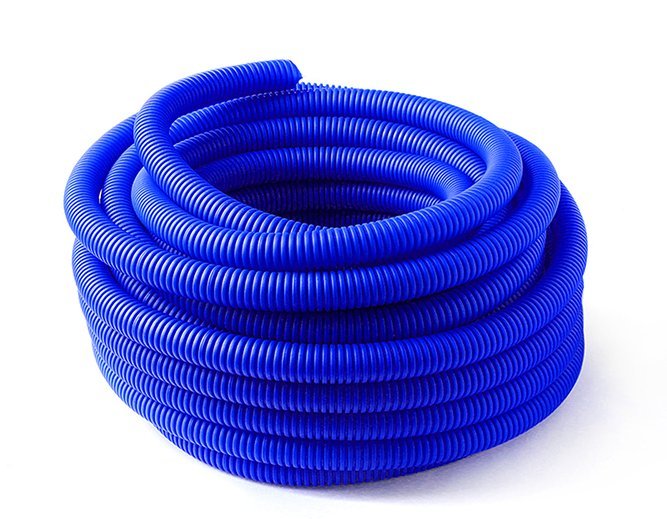 Набор гофрированной изоляции электропроводки Sard style синие