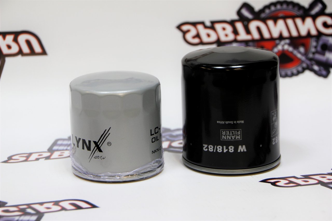 Фильтр масляный LYNXauto на toyota 1jz/2jz