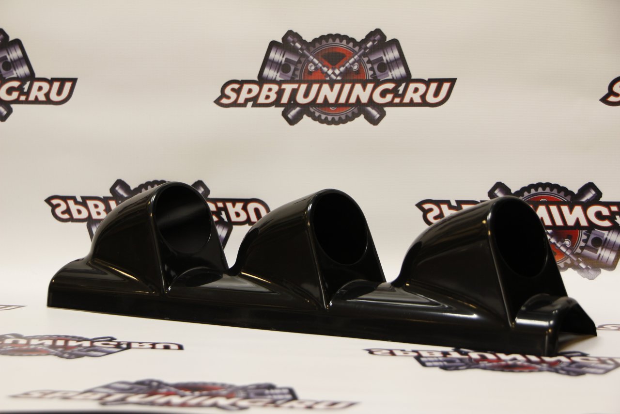 Подиум под датчик на правую стойку 60мм тройной черный