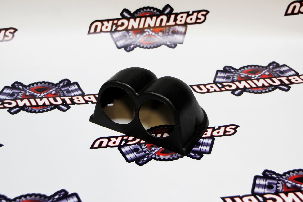 Подиум под датчик 60мм прямой двойной черный