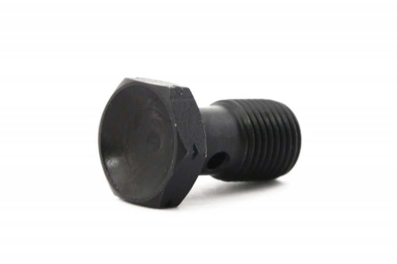 Болт (штуцер) для banjo M10x1 L=18mm нерж. сталь ЧЕРНЫЙ, Goodridge 992-03-31SCBK