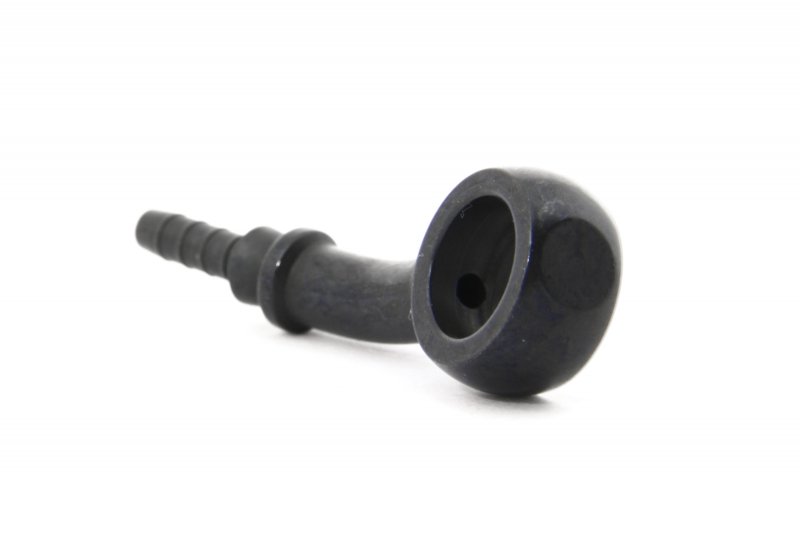 Фитинг banjo d10 mm, 20°, вправо D-03 нерж. сталь, ЧЕРНЫЙ под опрессовку S5093R-03CBK, Goodridge