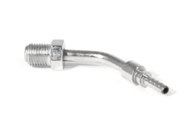 Фитинг папа AN-03 3/8Х24 под обратный конус, 45° D-03 хром, под опрессовку S646-03CH, Goodridge