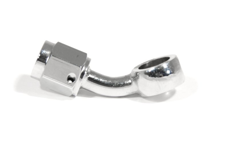 Адаптер banjo d10 mm, 45° - М 3/8x24 прямой конус, вращающийся, хром, Goodridge MCHD-005