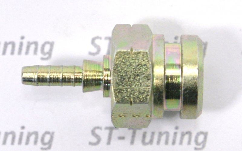 Фитинг мама M10*1 под обратный конус, под ключ 17mm D-03 нерж. сталь, под опрессовку S759-03-31SZ