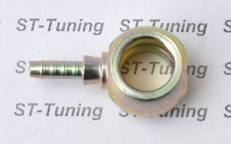 Фитинг banjo d11,5 mm, короткий D-03 сталь, под опрессовку S5091-03-04Z, Goodridge
