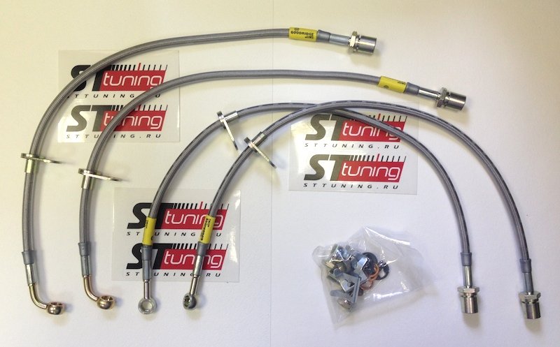 Комплект тормозных шлангов Goodridge. BL Kit Subaru Impreza STI WRX суппорта Sumitomo 2007-2014