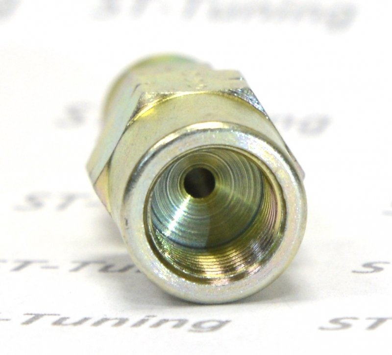 Фитинг мама M10*1,25 под прямой конус, под ключ 14mm D-03 сталь 6001-32Z1VW, Goodridge