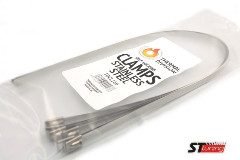 Хомуты для трубы до 155 мм (6,2") 8 мм*50 см, нерж. сталь, 6шт. Thermal Division TDCL166