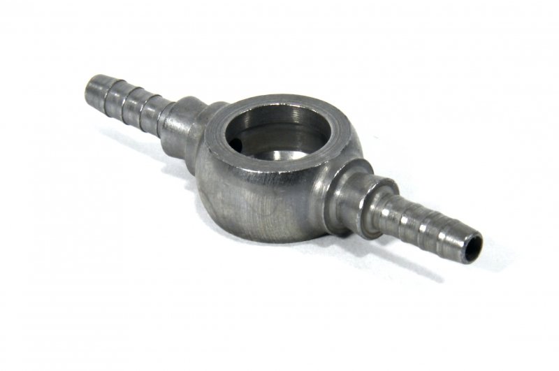 Фитинг banjo d10 mm, проходной D-03 сталь, под опрессовку S5095-03Z, Goodridge