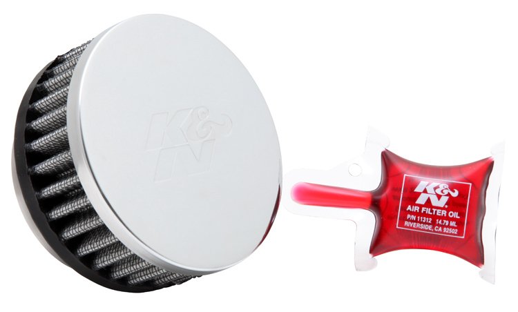 Фильтр нулевого сопротивления универсальный K&N RC-2880 Chrome Filter