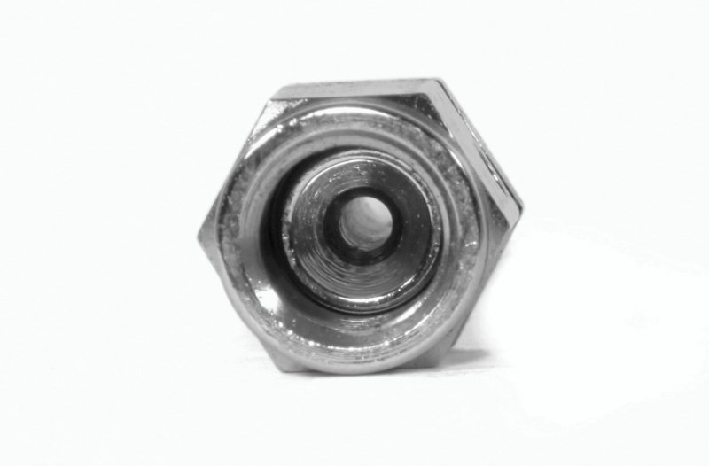 Фитинг мама AN-03 3/8X24 под прямой конус D-03 хром, под опрессовку S6001-03CH, Goodridge