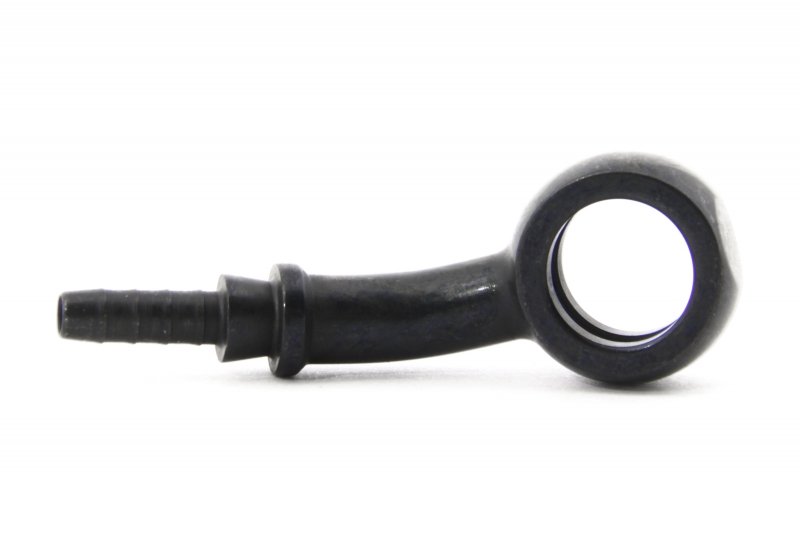 Фитинг banjo d10 mm, 20°, вправо D-03 нерж. сталь, ЧЕРНЫЙ под опрессовку S5093R-03CBK, Goodridge