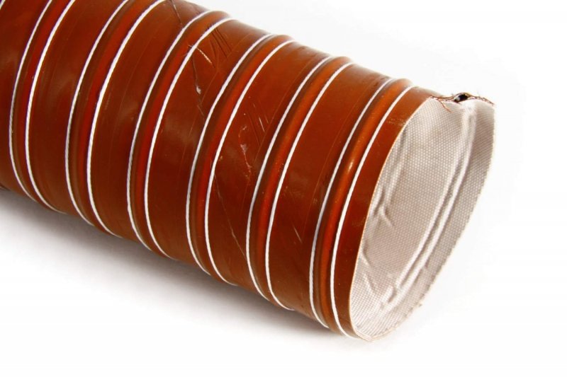 Воздуховод силиконовый, диаметр 89mm, до +290°С, цена за 1м, Thermal Division TDAD189