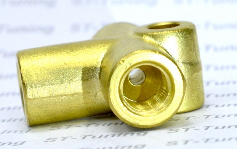 Соединитель тройник Goodridge М-М-М (3/8X24) AN03, 2203-03B