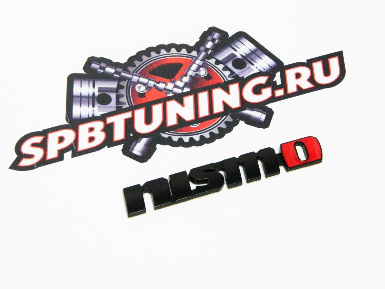 Шильд самоклеющийся Nismo черный