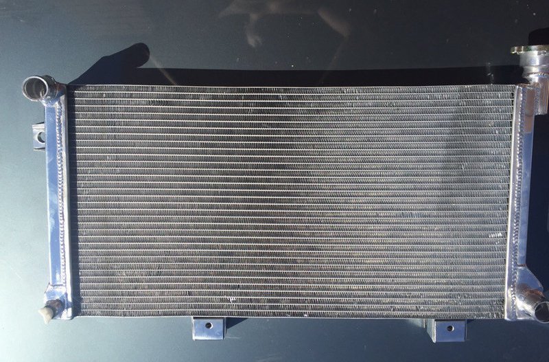 Радиатор алюминиевый Нива 40mm МТ AJS