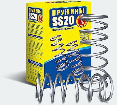 Пружины передней подвески SS20 (Без занижения) для ВАЗ 2101 (2 шт.)