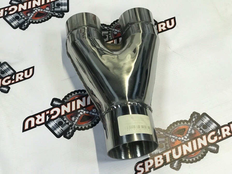 AUTOBAHN88 Патрубок выхлопной системы Y-pipe 76 - 64/64 * 205 мм нержавеющая сталь