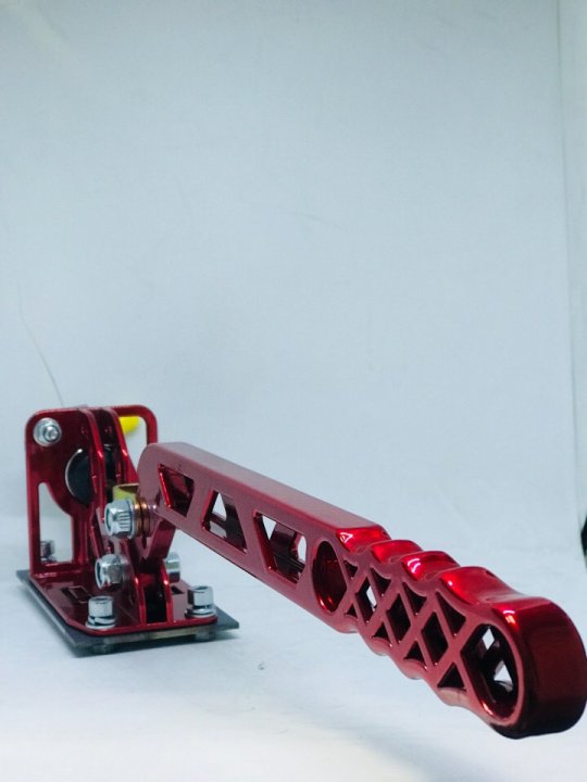 Гидравлический ручник вертикальный/горизонтальный (Candy цвет)