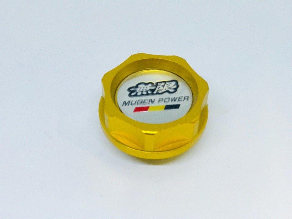 крышка масляная Mugen style золотая