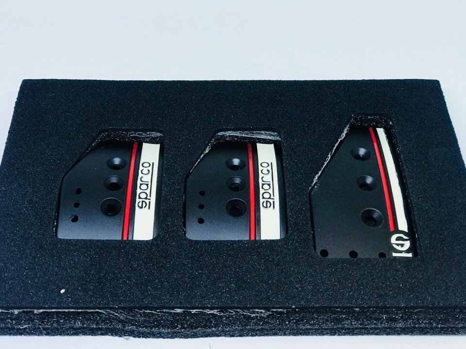 Накладки на педали Sparco #2 черные