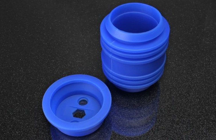 Силиконовая прокладка для снижения шума и вибраций насоса BOSCH 044, синяя AUTOBAHN88