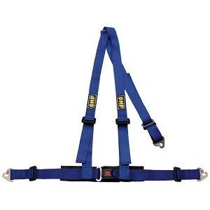 OMP ROAD 3 клубный ремень 3 точки 2", синий