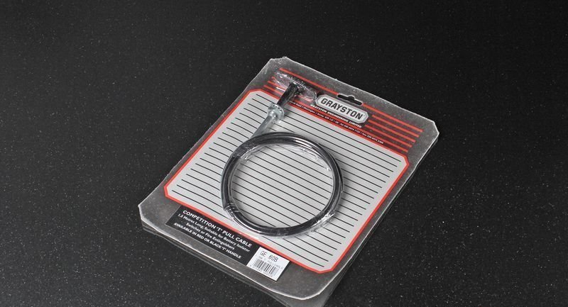 Трос выключателя массы 1500 мм, FIA, GRAYSTON чёрный