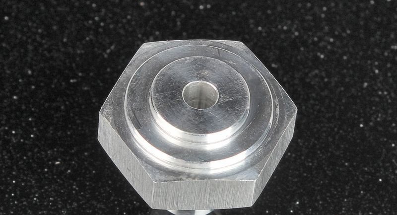 Фитинг приварной AN4 под ключ, алюминиевый