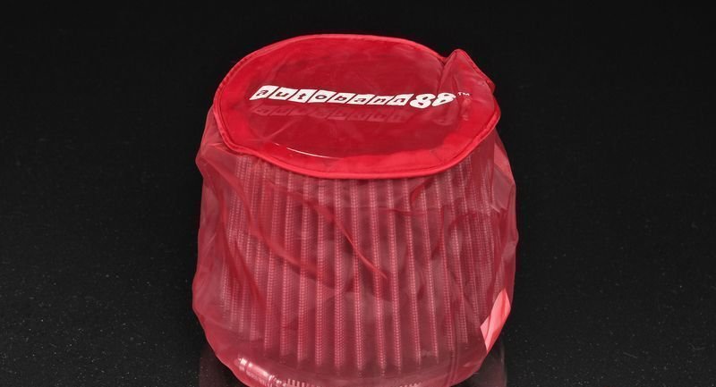 Чехол защитный для фильтра нулевого сопротивления D=130mm / H=170mm красный