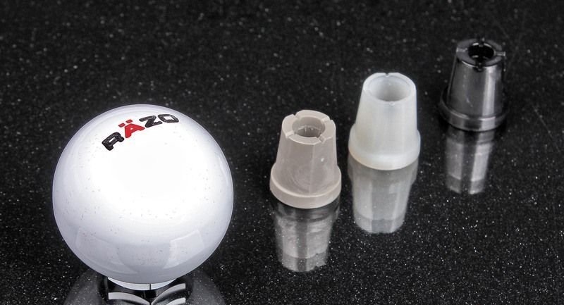 Ручка КПП (шар), белый RAZO, CARMATE