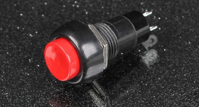 Кнопка 2 положения, фиксирующаяся, 125V 3A