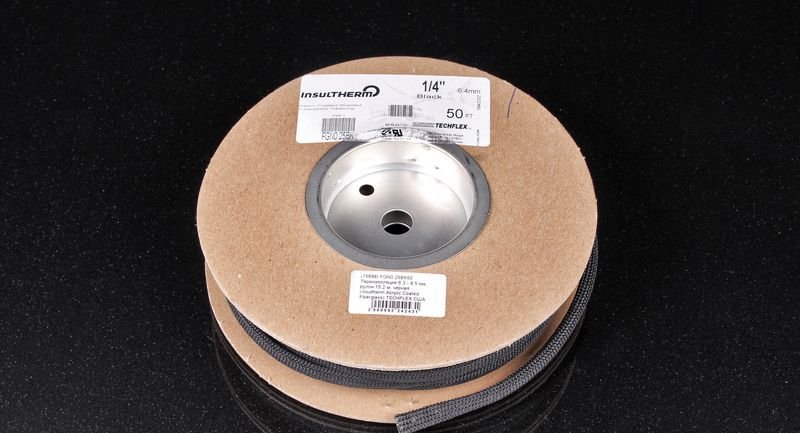 Термоизоляция 6,3 - 9,5 мм, черная (Insultherm Acrylic Coated Fiberglass) FGN0.25