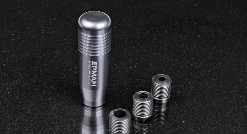 Ручка КПП алюминий, серый