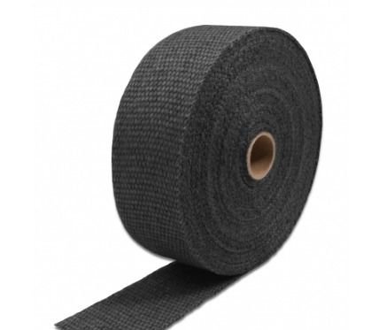 Термолента 50 мм - 10 м, 550°C, стекловолокно, черная
