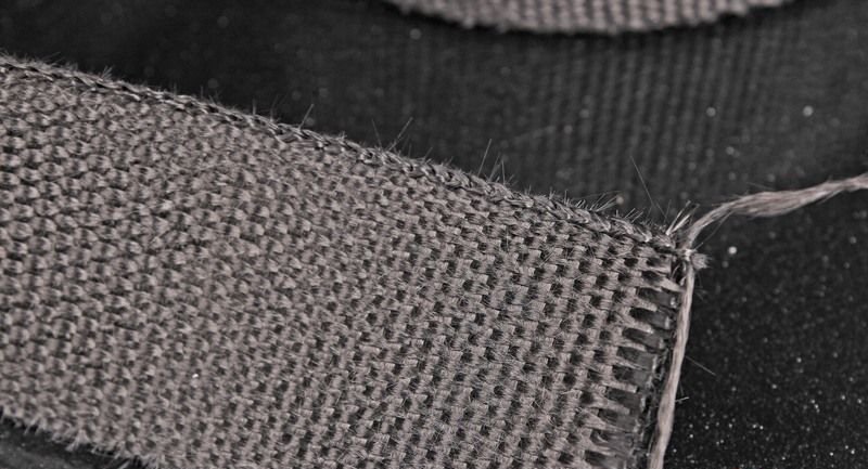 Термолента 50 мм - 10 м, 550°C, стекловолокно, черная