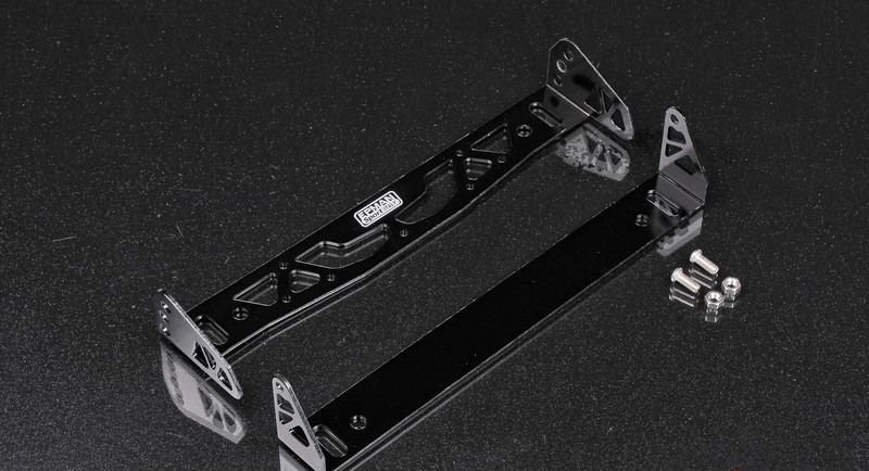 Накладка под номер поворотная алюминий, черный