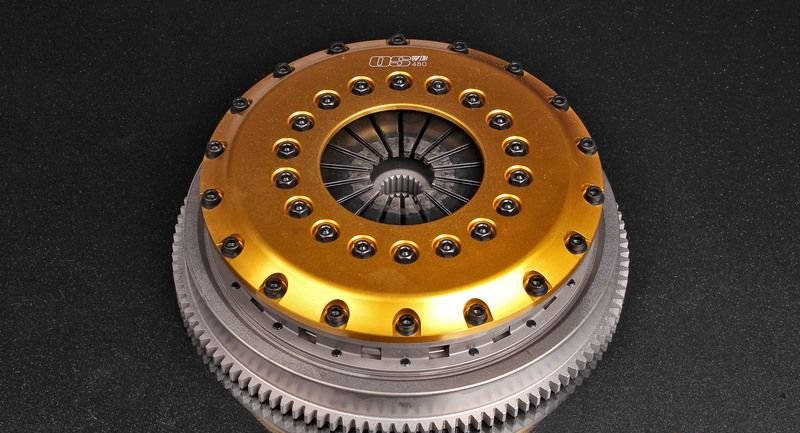 Сцепление OS GIKEN в сборе Toyota 1JZ, TR серия 2-х дисковая керамика, демферное (TR2CD)