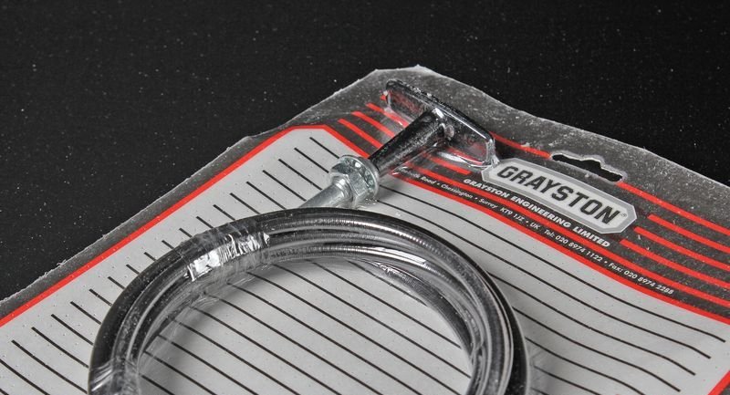 Трос выключателя массы 3000 мм, FIA, чёрный