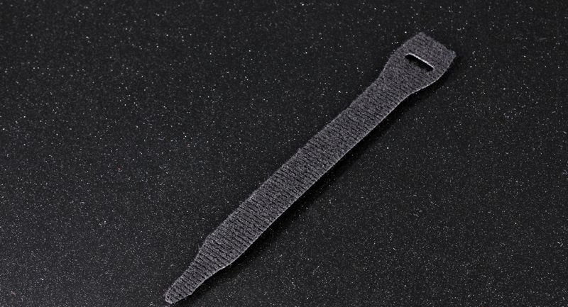 Стяжка 19*152мм, ворсовая, черная (Velcro One Wrap 3/4" x 6")