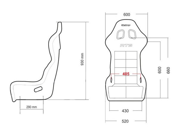 Спортивное сиденье Mirco RTS
