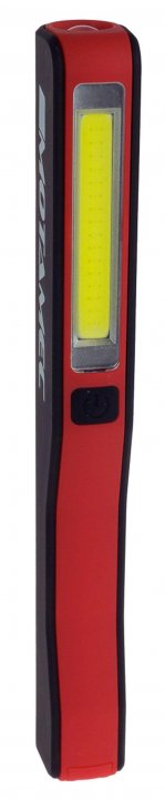 Фонарь ручной светодиодный повышенной яркости с магнитом (COB Light + SMD LED)