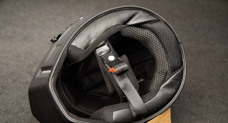 Шлем гоночный SIMPSON STYLE, размер M (57-58 см), черный